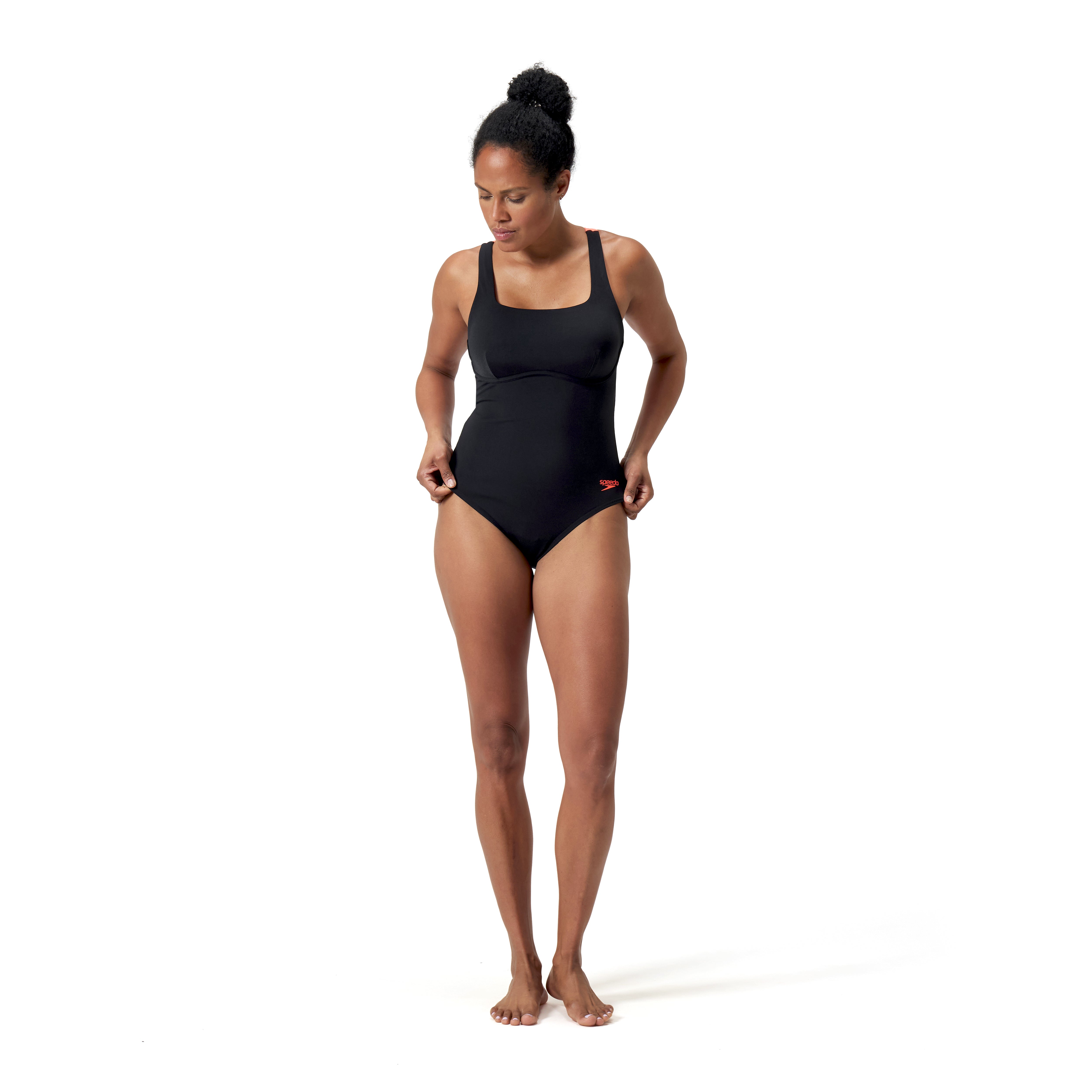 Womens Flex Band Swimsuit with Built in Swim Bra