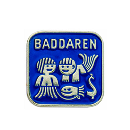 Baddaren blå